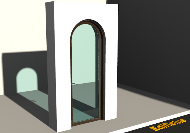 3D Tür/Fenster - Klassisch T[RB] 1DF[AG] - ACCA software