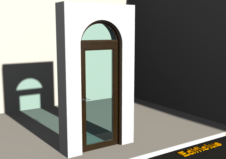 3D Tür/Fenster - Klassisch T[RB] 1DF[1G]+1OBL - ACCA...