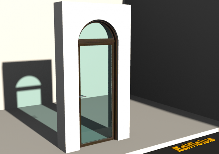 3D Tür/Fenster - Klassisch T[RB] 1DF[AG]+1OBL - ACCA...