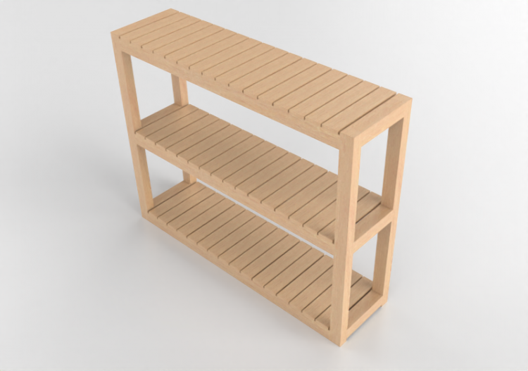 Estantes 3D - Estante de madeira - Ikea - Molger - ACCA...