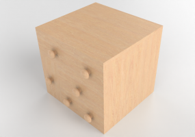 Armarios y Cómodas 3D - Cómoda de madera - Ikea - PS 2012