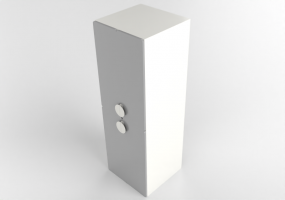 Armarios y Cómodas 3D - Armario de madera lacada - Ikea - Smastad
