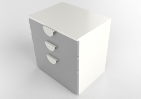 Móveis 3D - Móvel de madeira envernizada - Ikea - Småstad
