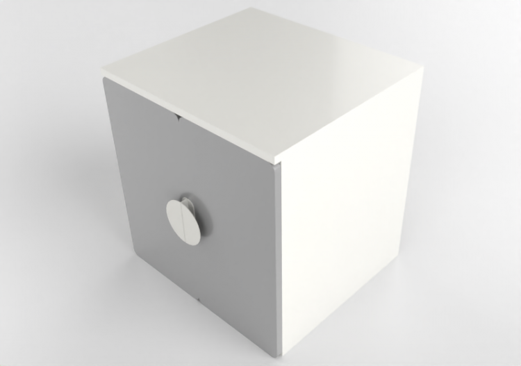 Móveis 3D - Móvel de madeira envernizada - Ikea - Småstad -...