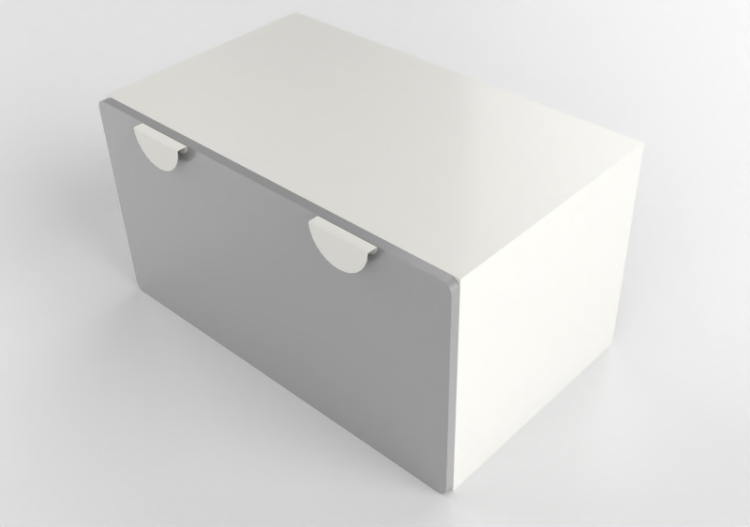 3D Furniture - Wooden piece of furniture - lacquered...