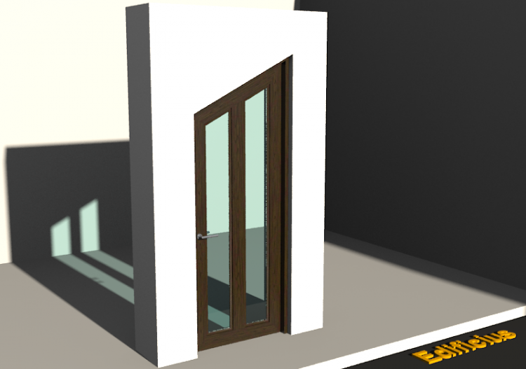 Esquadria 3D - Clássica P[T] 1FB[2VV] - ACCA software