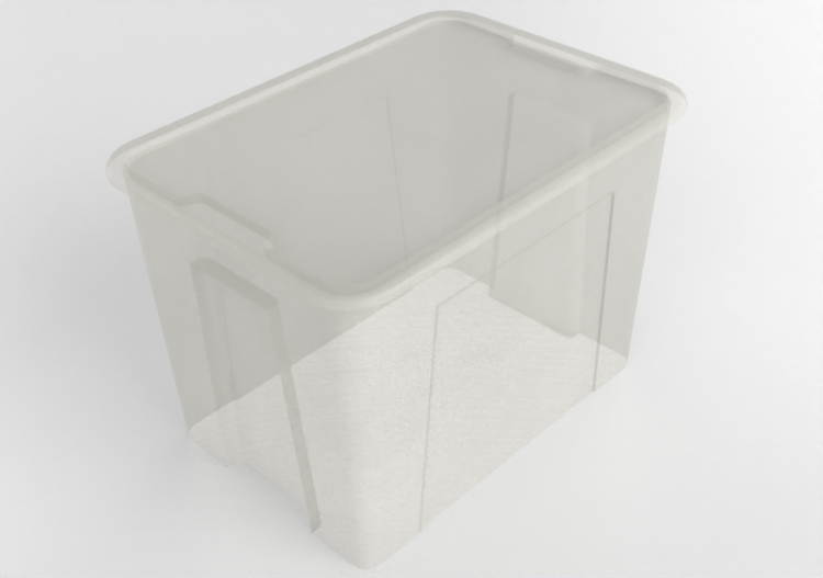 Acessórios 3D - Caixa organizadora de plástico - Ikea -...