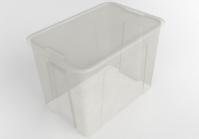 Acessórios 3D - Caixa organizadora de plástico - Ikea - Samla