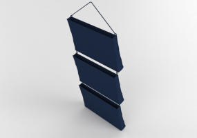 Acessórios 3D - Caixa organizadora p/ parede em tecido - Ikea - Nordrana