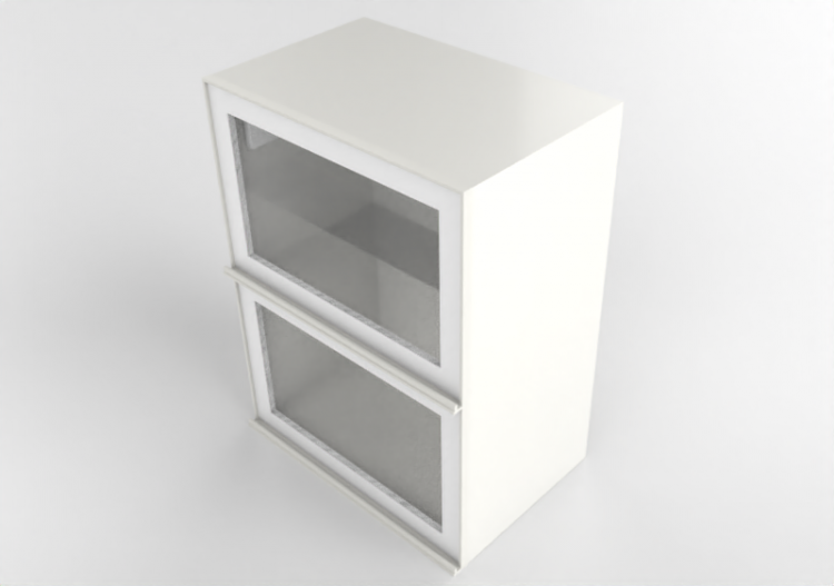 3d Hängeschränke - Hängeschrank aus Holz lackiert - Ikea -...