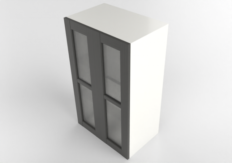 Pensili 3D - Pensile in legno laccato - Ikea - Metod -...