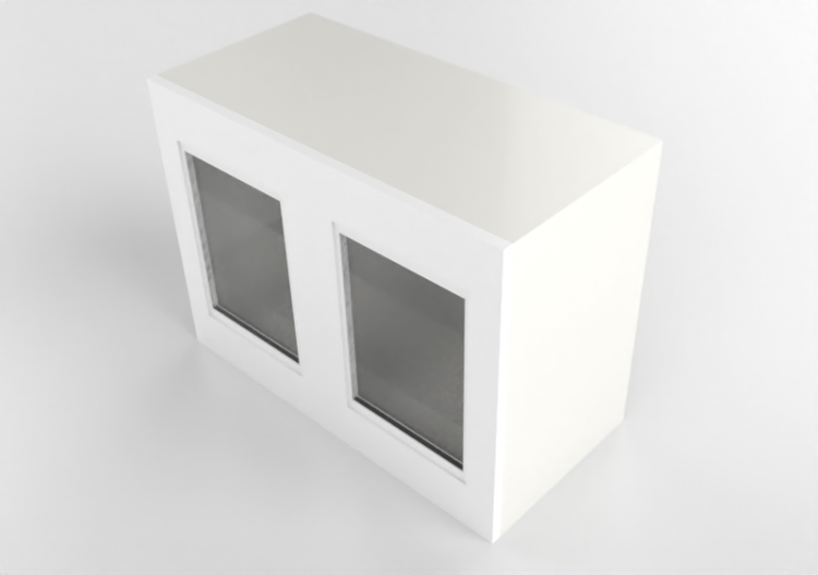 吊柜 - Wall cabinet in lacquered wood - Ikea - Metod - Axstad...