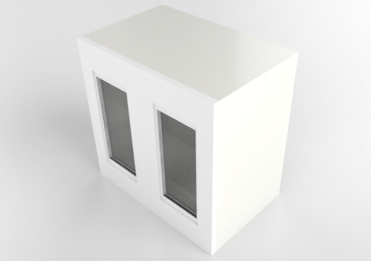 3D Hanging cabinets - Wall cabinet in lacquered wood - Ikea...