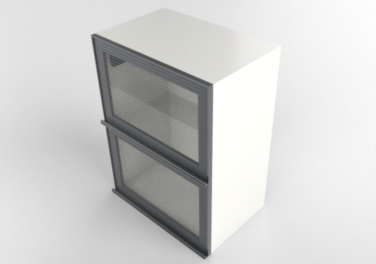 吊柜 - Wall cabinet in lacquered wood - Ikea - Metod - Hejsta...