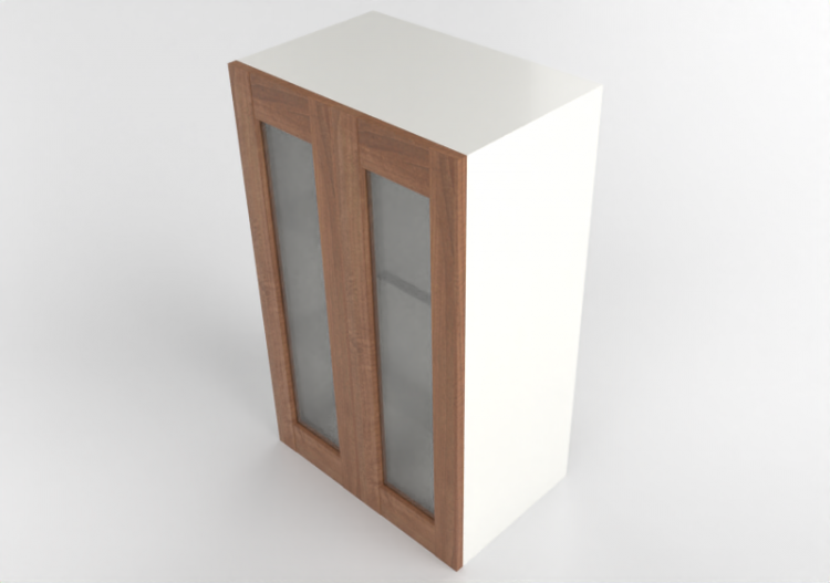 吊柜 - Wall cabinet in lacquered wood - Ikea - Metod -...