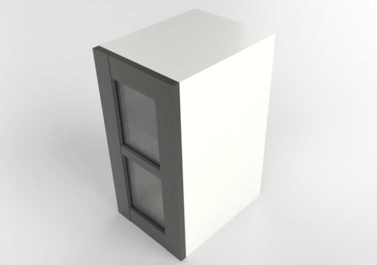 Colgantes 3D - Mueble alto de madera lacada - Ikea - Metod...