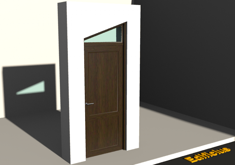 3D Tür/Fenster - Klassisch T[T] 1DF[2HP]+1OBL - ACCA...