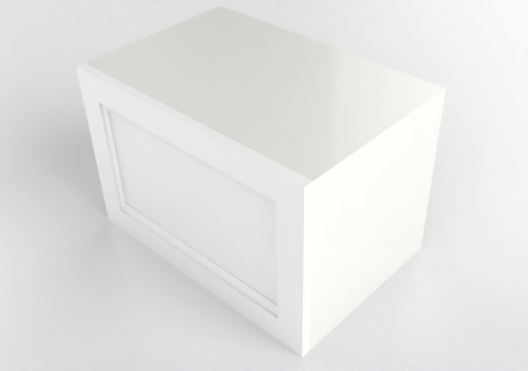 Pensili 3D - Pensile orizzontale in legno laccato - Ikea -...