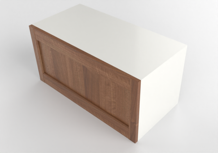 吊柜 - Horizontal wall cabinet in lacquered wood - Ikea -...