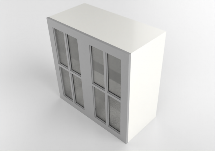 3d Hängeschränke - Hängeschrank aus Holz lackiert - Ikea -...