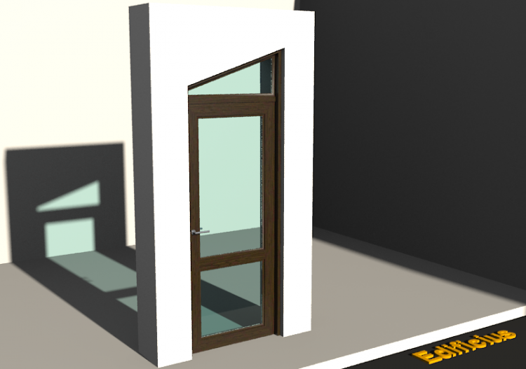 3D Tür/Fenster - Klassisch T[T] 1DF[1HG]+1OBL - ACCA...