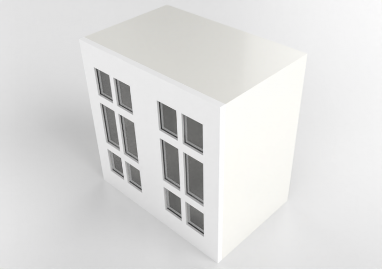 Pensili 3D - Pensile in legno laccato - Ikea - Metod -...