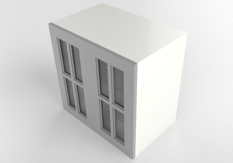 3D Hanging cabinets - Wall cabinet in lacquered wood - Ikea...