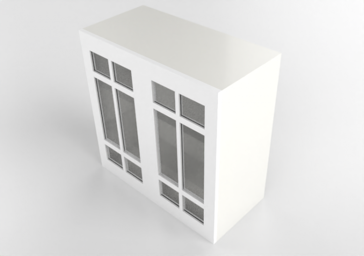 Pensili 3D - Pensile in legno laccato - Ikea - Metod -...