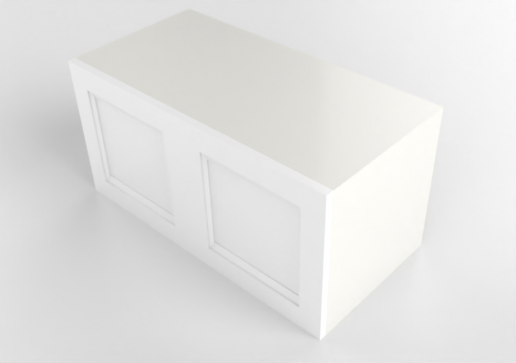 Pensili 3D - Pensile orizzontale in legno laccato - Ikea -...