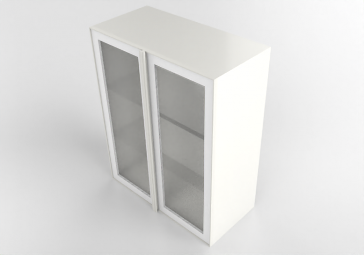 吊柜 - Wall cabinet in lacquered wood - Ikea - Metod - Hejsta...
