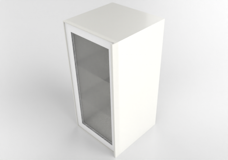 Colgantes 3D - Mueble alto de madera lacada - Ikea - Metod...