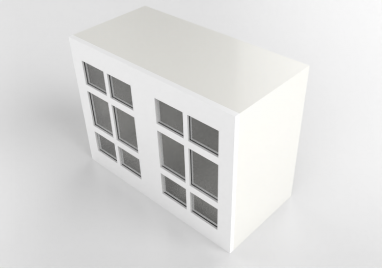 吊柜 - Wall cabinet in lacquered wood - Ikea - Metod -...