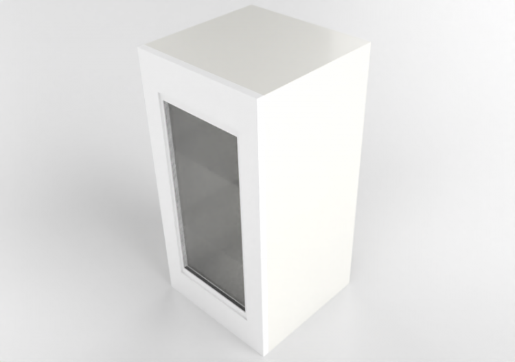 Colgantes 3D - Mueble alto de madera lacada - Ikea - Metod...