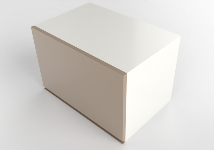 Colgantes 3D - Mueble alto horizontal de madera lacada -...