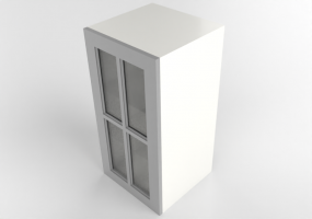 3D Hanging cabinets - Wall cabinet in lacquered wood - Ikea - Metod - Bodbyn