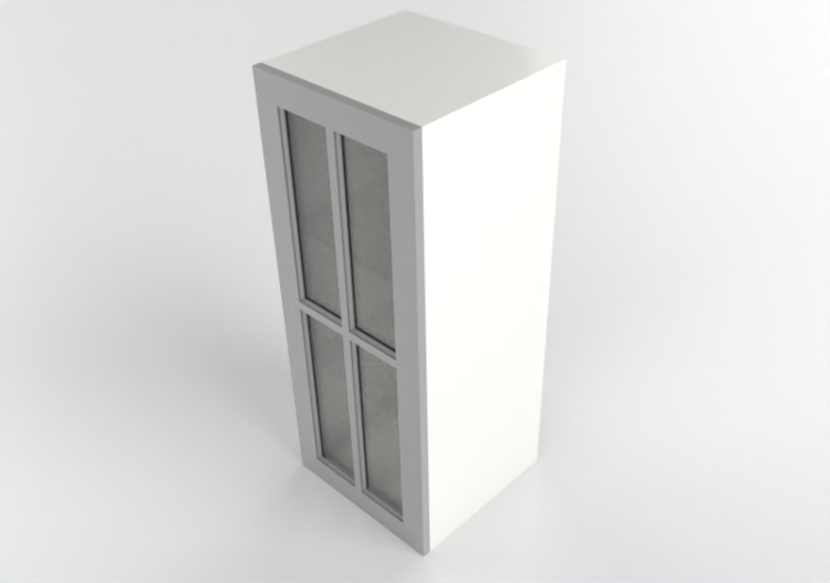 Colgantes 3D - Mueble alto de madera lacada - Ikea - Metod...