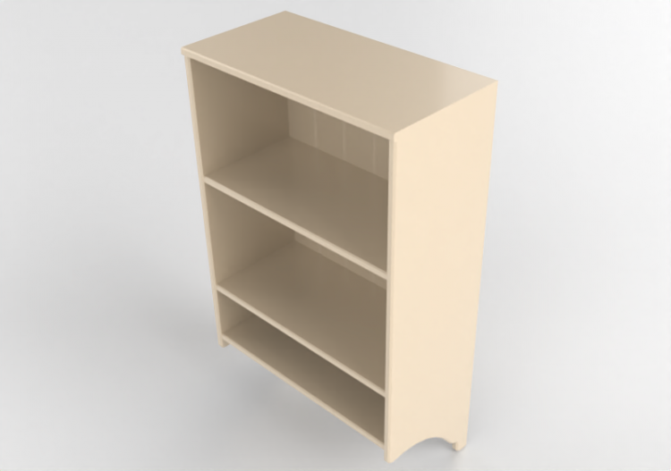 Armários aéreos 3D - Estante de madeira envernizada - Ikea...