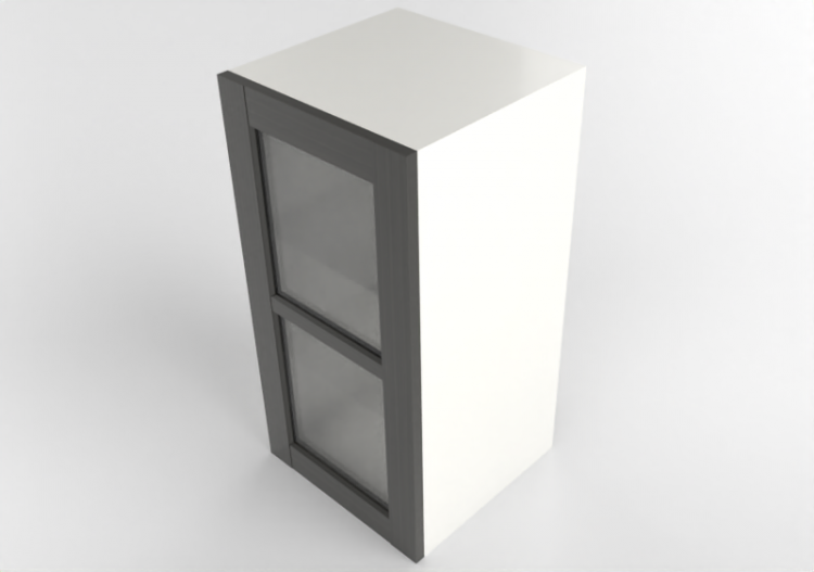 3D Hanging cabinets - Wall cabinet in lacquered wood - Ikea...