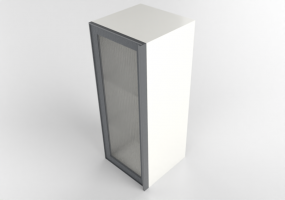 3D Hanging cabinets - Wall cabinet in lacquered wood - Ikea - Metod - Hejsta