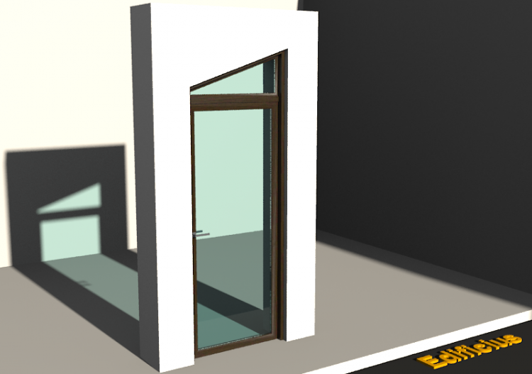 3D Tür/Fenster - Klassisch T[T] 1DF[AG]+1OBL - ACCA...