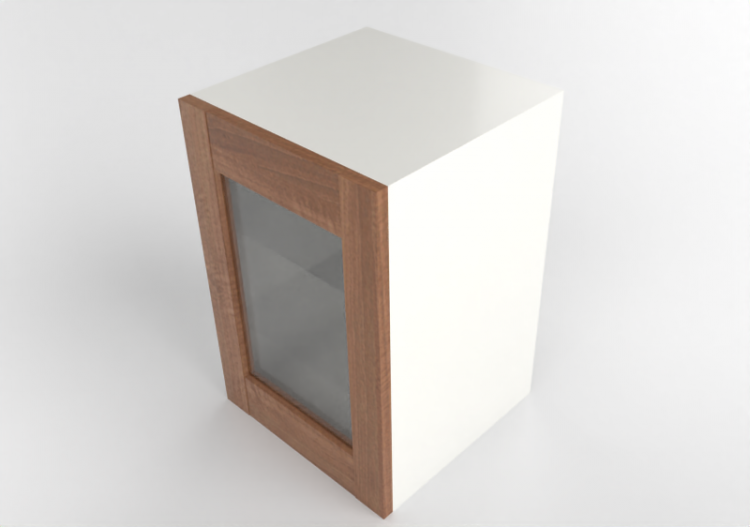 Colgantes 3D - Mueble alto de madera lacada - Ikea - Metod...