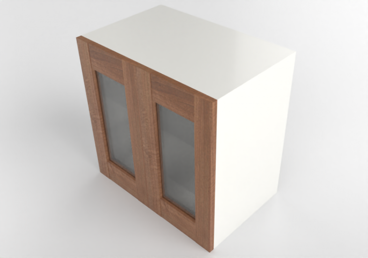 吊柜 - Wall cabinet in lacquered wood - Ikea - Metod -...