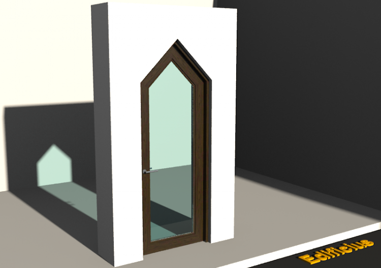 Menuiseries 3D - Classique P[DT] 1VB[1V] - ACCA software