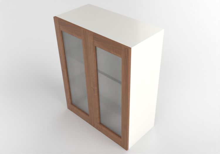吊柜 - Wall cabinet in lacquered wood - Ikea - Metod -...