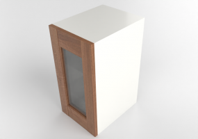 Armoires sup&eacute;rieures 3D - &Eacute;l&eacute;ment mural en bois laqu&eacute; - Ikea - Metod - Enk&ouml;ping