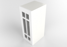 Colgantes 3D - Mueble alto de madera lacada - Ikea - Metod - Stensund