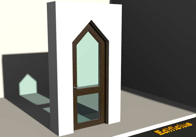 3D Tür/Fenster - Klassisch T[DT] 1DF[2G] - ACCA software