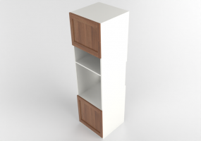 Colonnes 3D - Meuble colonne en bois laqué - Ikea - Metod - Enköping