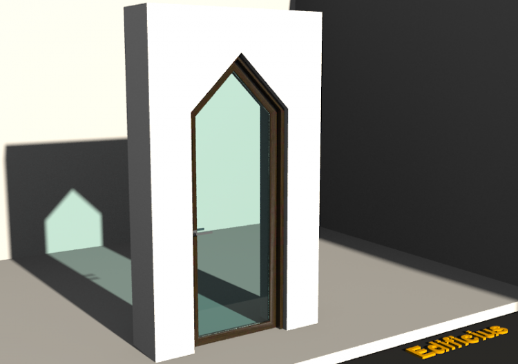 3D Tür/Fenster - Klassisch T[DT] 1DF[AG] - ACCA software