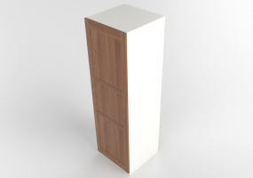 3D M&ouml;bel - Schrank aus Holz lackiert - Ikea - Metod - Enk&ouml;ping